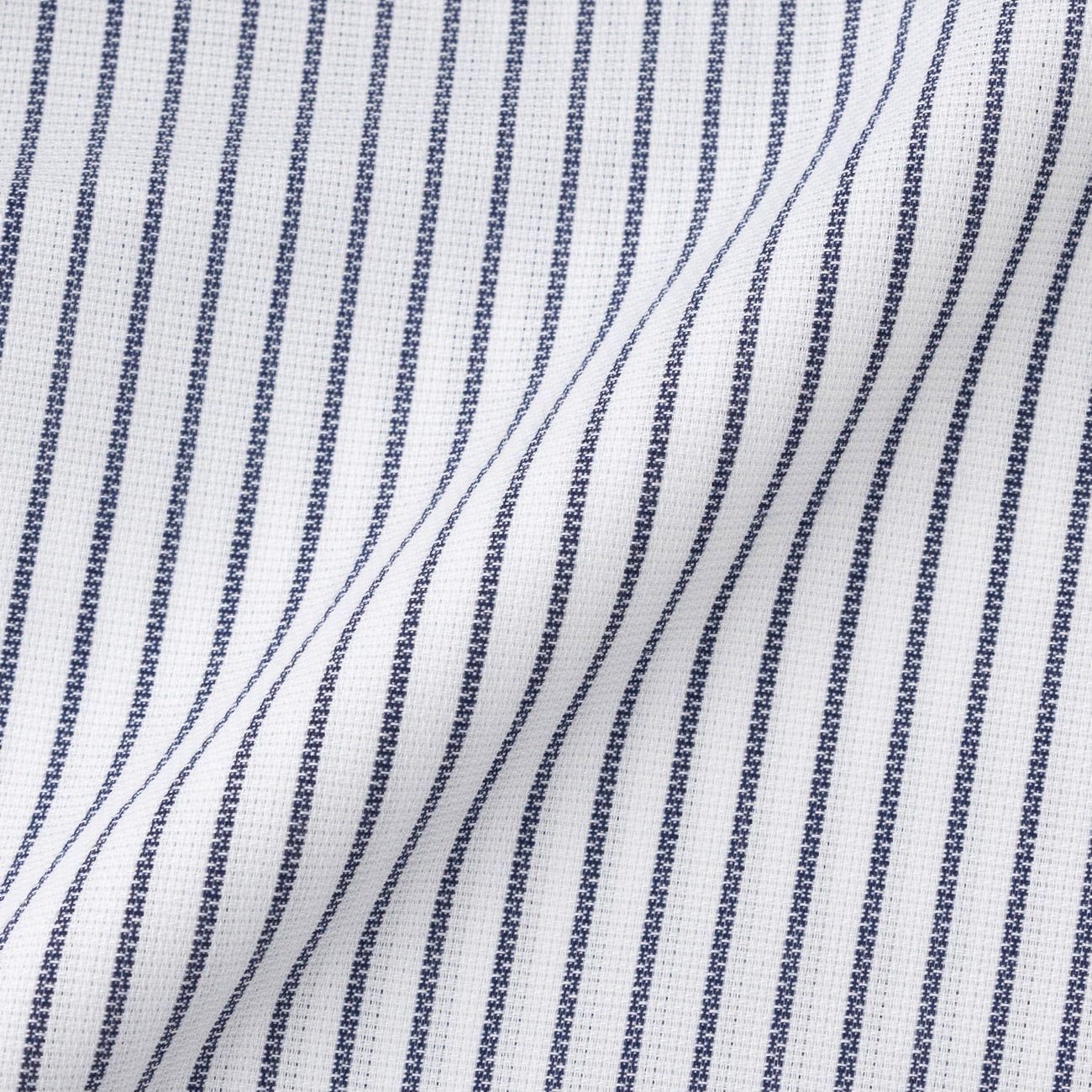Super Cool免熨烫 棉质钮扣领衬衫 Stripe Shirt -深蓝