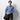 Super Cool Non-iron Cotton Linen Button-down Shirt - Navy_07