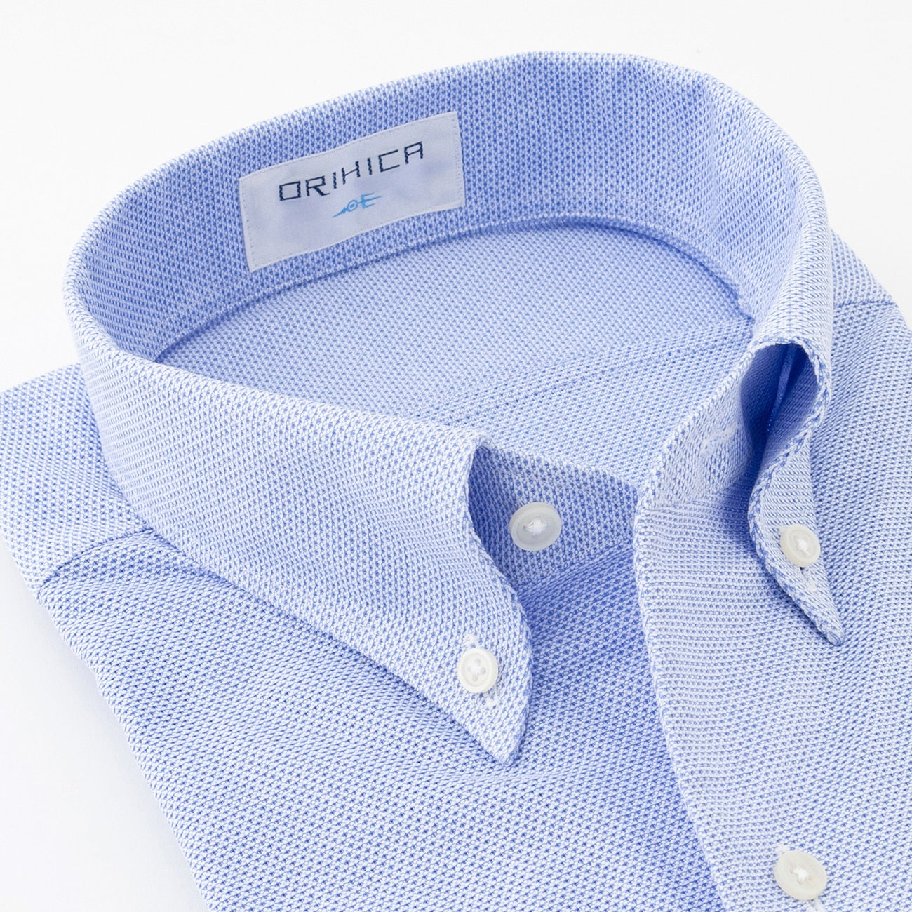 Super Cool Non-iron Button-down Shirt - Blue_09