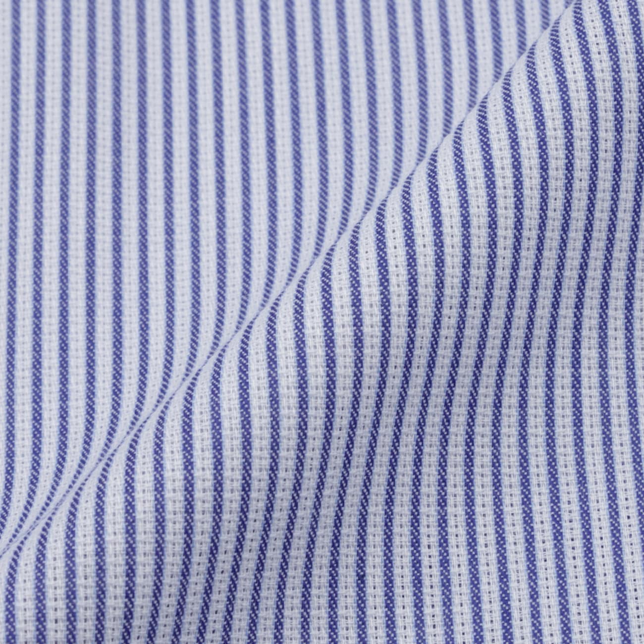 Super Cool Non-iron Button-down Short Sleeve Stripe Shirt - Blue_09