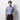 Super Cool Non-iron Button-down Short Sleeve Check Shirt - Navy_05