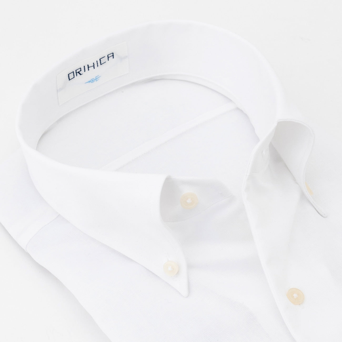 Super Cool免熨烫 亚麻棉钮扣领衬衫 - White_07