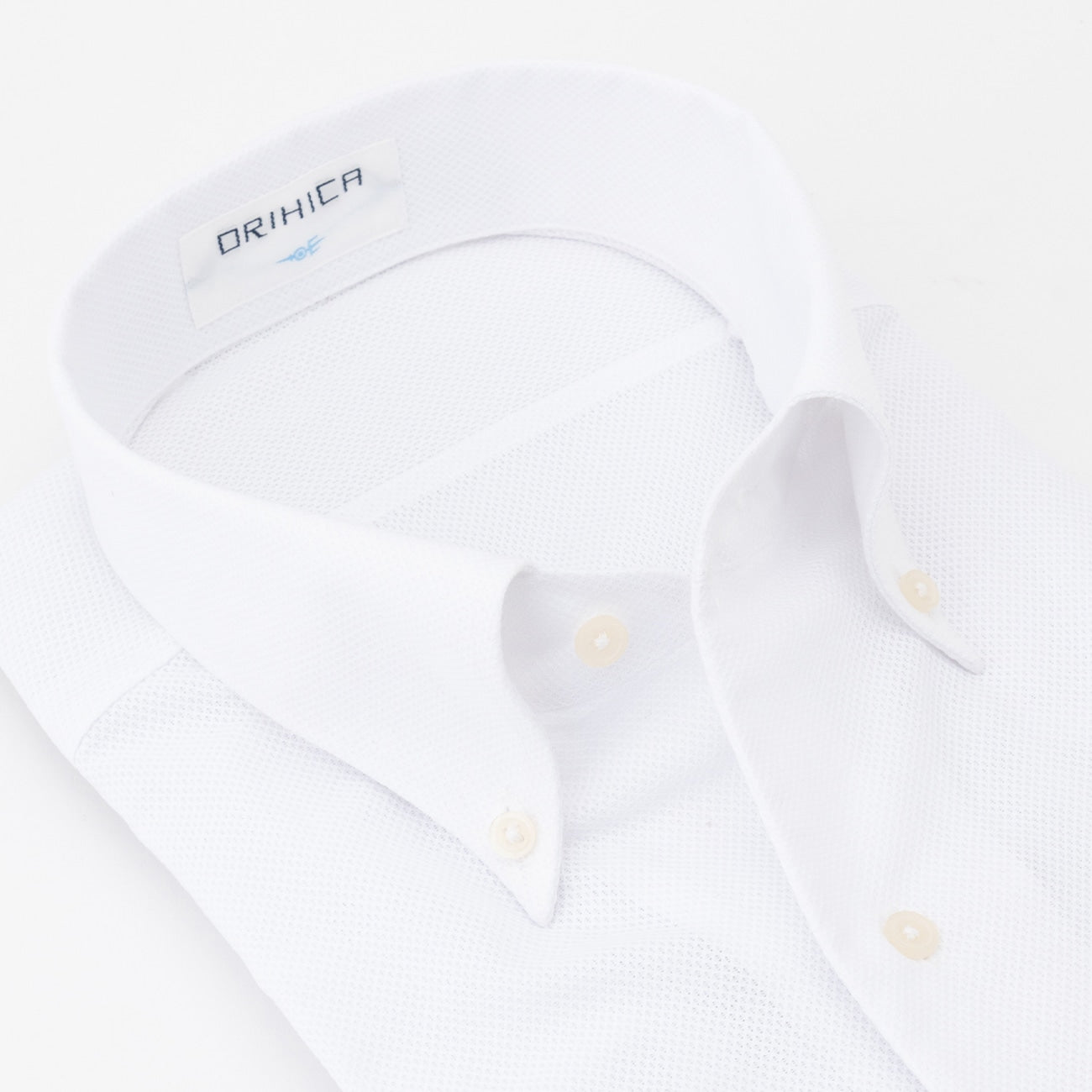 Super Cool Non-iron Button-down Short Sleeve Shirt - White_07