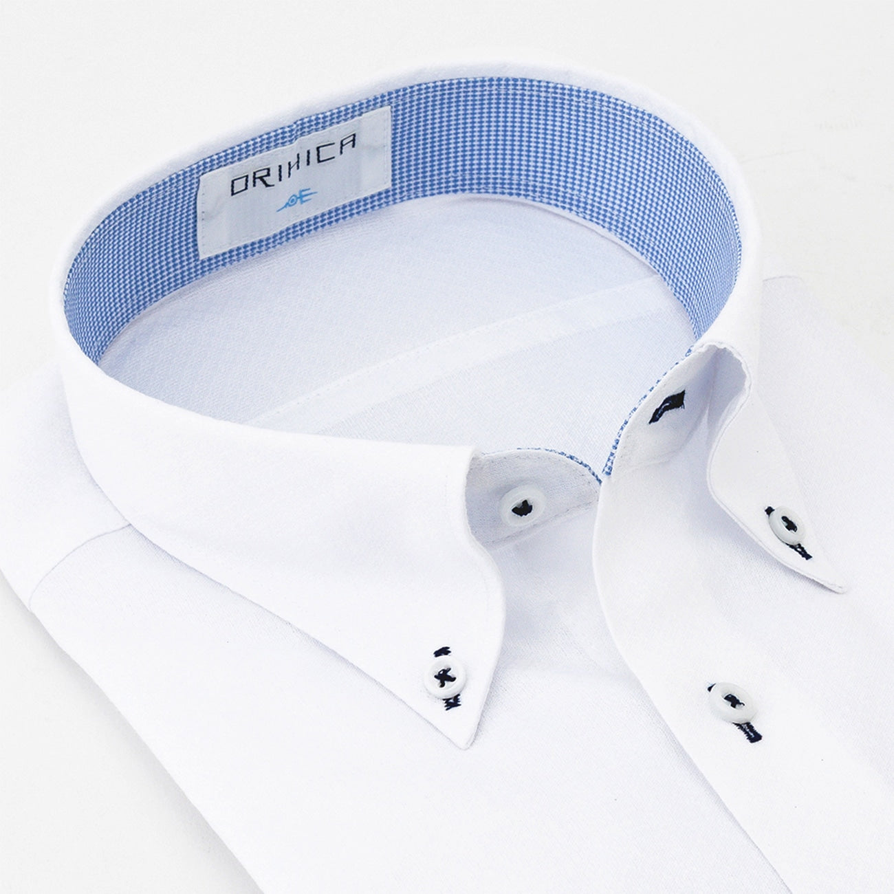 Super Cool Non-iron Cotton Button-down Short Sleeve Shirt - White_07