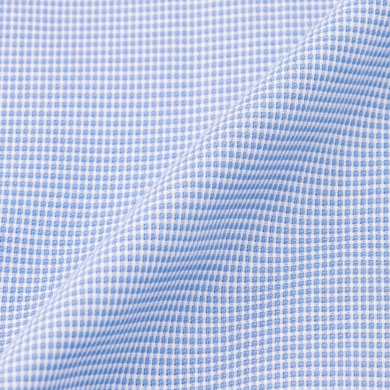Super Cool Non-iron Cotton Button-down Short Sleeve Shirt - Blue_08