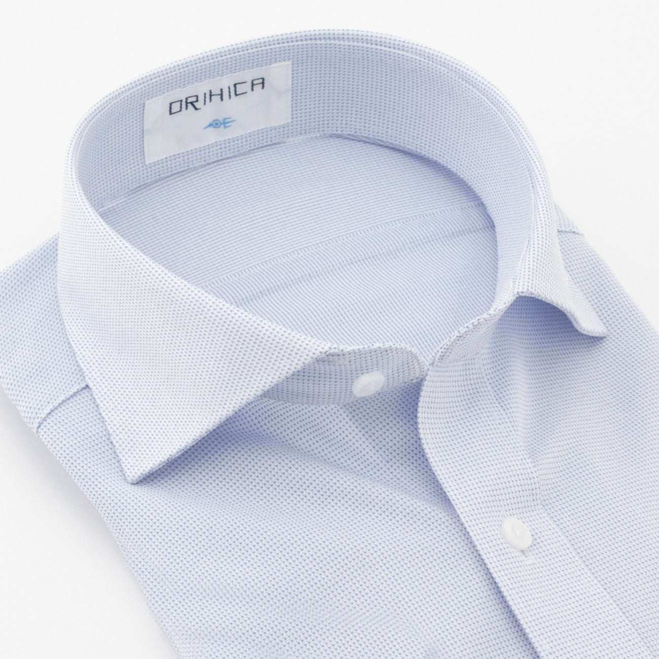 Super Non-iron Stretch Short Sleeve Cutaway Shirt - Blue_07