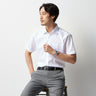 Super Cool Non-iron Spread Collar Short Sleeve Shirt - White_05