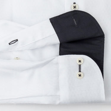 Super Non-iron Cotton Button-down Shirt - White_12