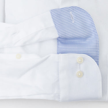 Super Non-iron Cotton Button-down Shirt - White_16