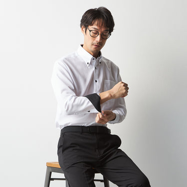 Super Non-iron Cotton Button-down Shirt - White_08