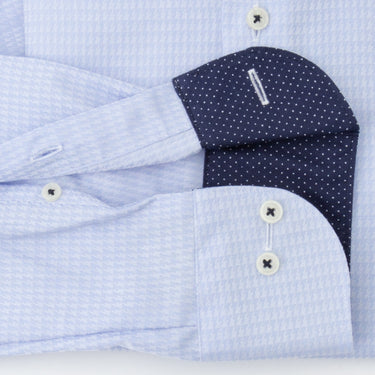 Super Non-iron Cotton Button-down Shirt - Blue_15