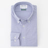 Super Non-iron Cotton Button-down Micro Check Shirt - Navy_07