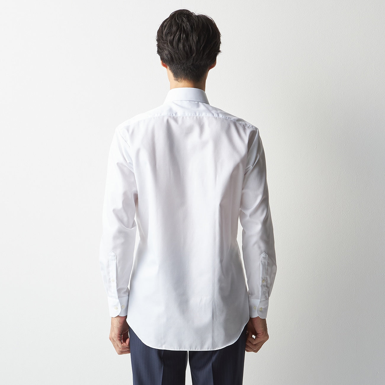 Super Non-iron Cotton Cutaway Shirt - White_11