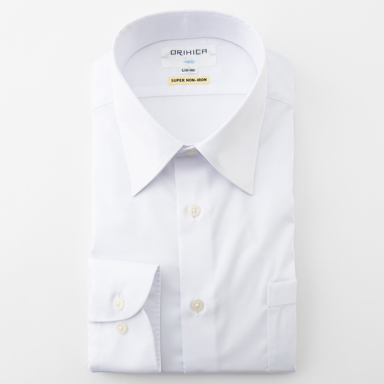 Super Non-iron Point Collar Shirt - White_08