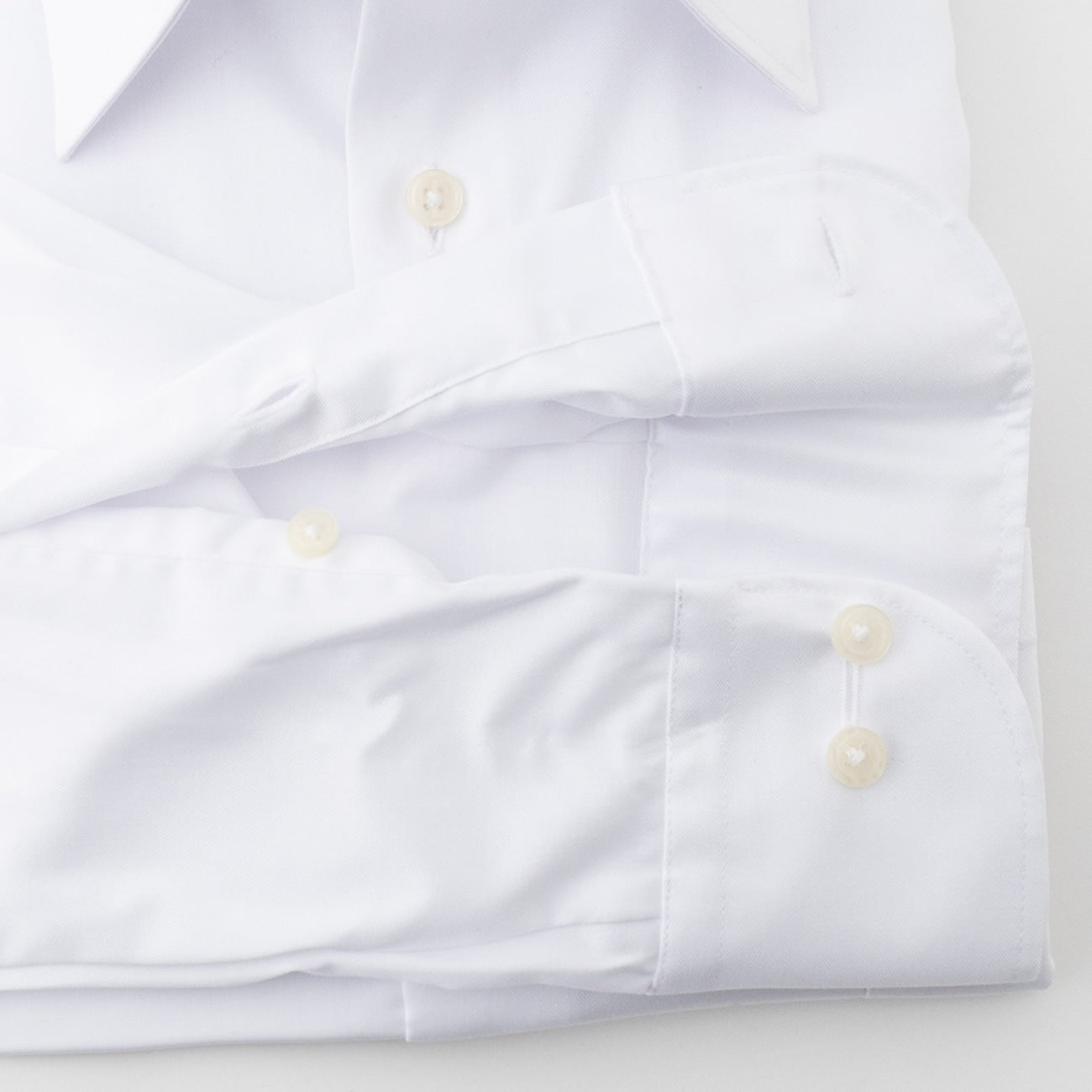 Super Non-iron Point Collar Shirt - White_10