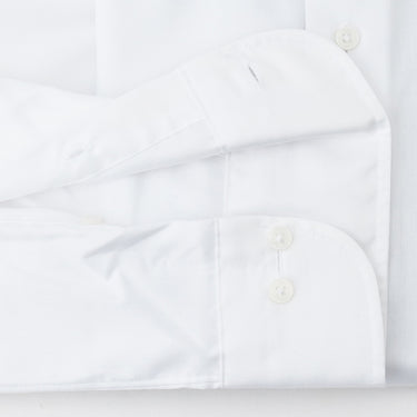 LUXE Line Cotton Tab Collar Shirt - White_13