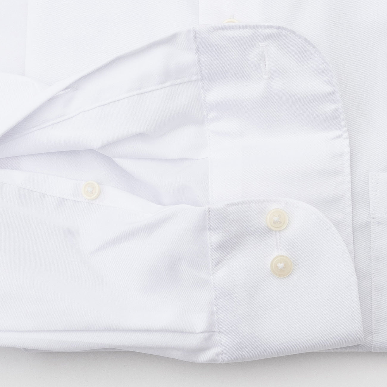 Super Non-iron Spread Collar Shirt - White_12