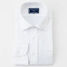 LUXE Line Cotton Spread Collar Shirt - White_09