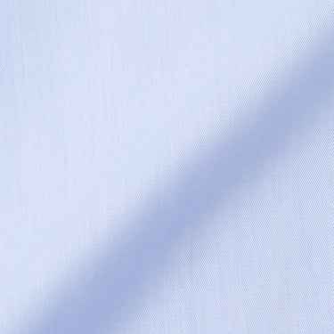 LUXE Line Cotton Spread Collar Shirt - Blue_12