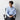 Super Non-iron Cotton Spread Collar Shirt - Blue_09
