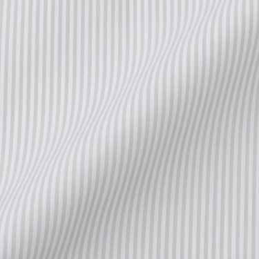 Super Non-iron Cotton Spread Collar Stripe Shirt - Gray_10