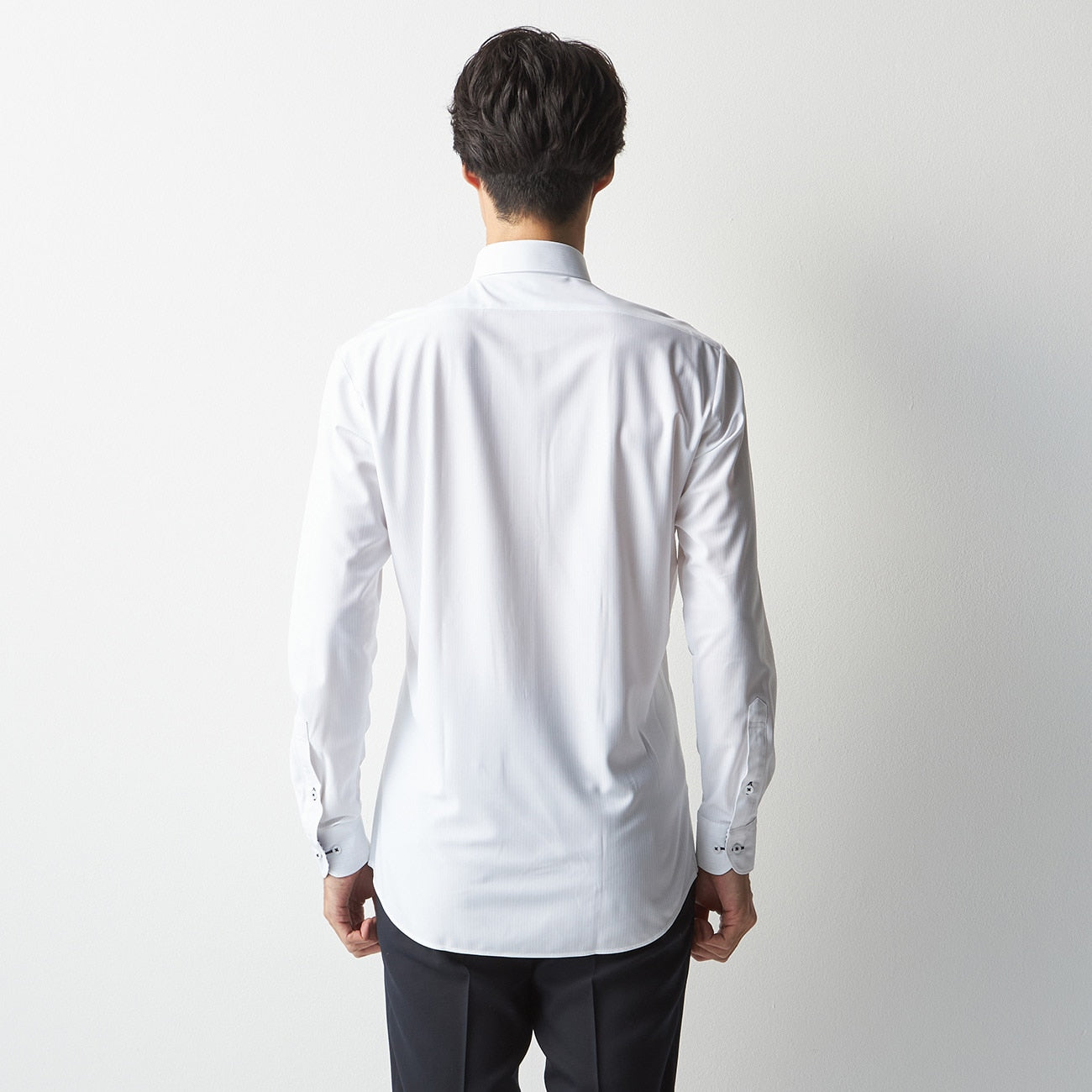 Super Non-iron Stretch Button-down Shirt - White_12