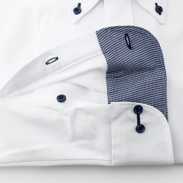Super Non-iron Stretch Button-down Shirt - White_12