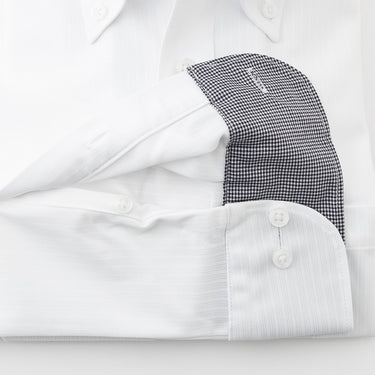 Super Non-iron Stretch Button-down Shirt - White_15