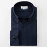 Super免熨烫 弹力钮扣领衬衫 Stripe Shirt -深蓝