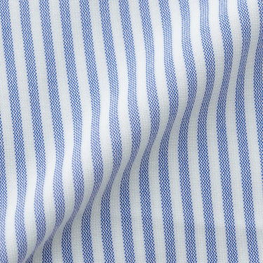 Super Non-iron Stretch Button-down Stripe Shirt - Blue_11