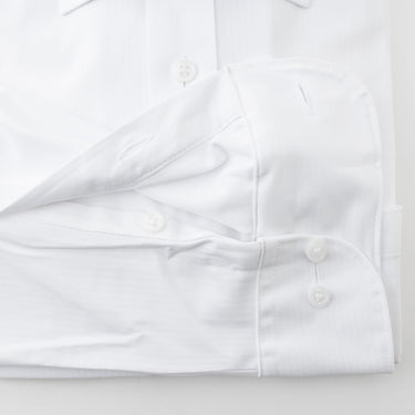 Super Non-iron Stretch Spread Collar Shirt - White_13