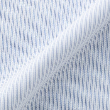 Super Non-iron Stretch Spread Collar Stripe Shirt - Blue_11
