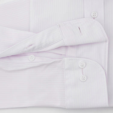Super Non-iron Stretch Spread Collar Stripe Shirt - Pink_11