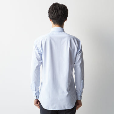 Super Non-iron Stretch Button-down Shirt - Blue_12