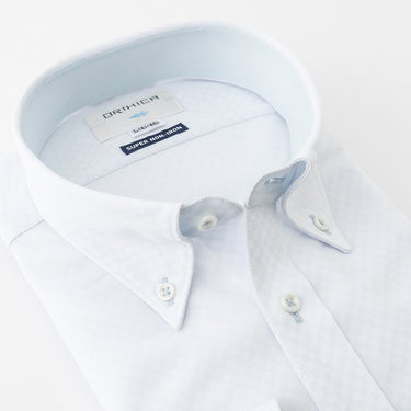 Super Non-iron Stretch Button-down Shirt - Blue_14
