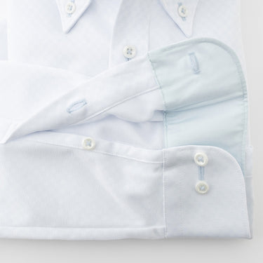 Super Non-iron Stretch Button-down Shirt - Blue_15