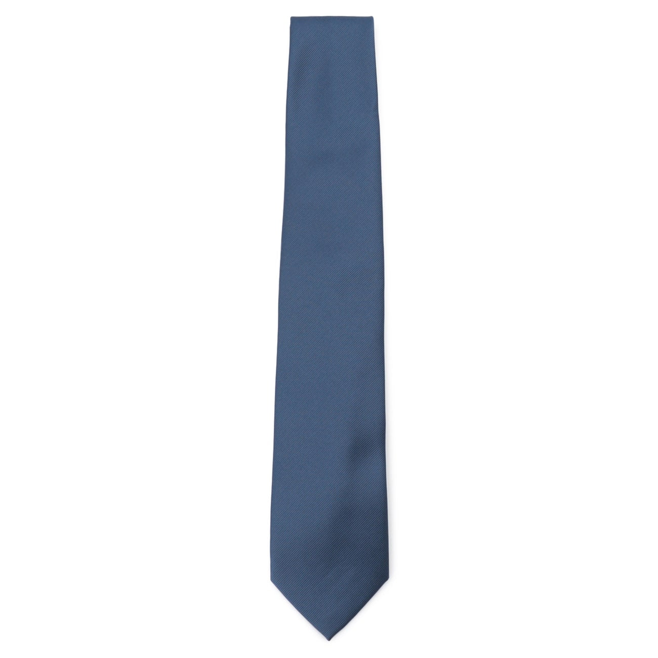 Non-iron Washable PlainTie - Blue_04