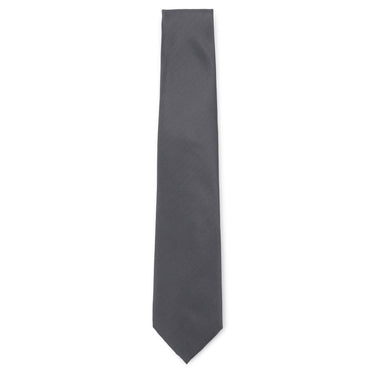 Non-iron Washable Solid Tie - Gray_05