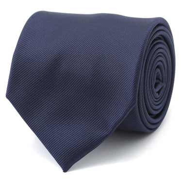 Non-iron Washable Plain Tie - Navy_03