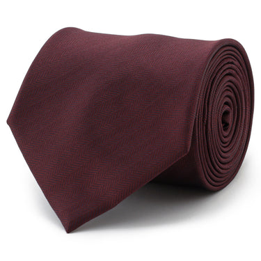 Non-iron Washable Solid Tie - Wine_03