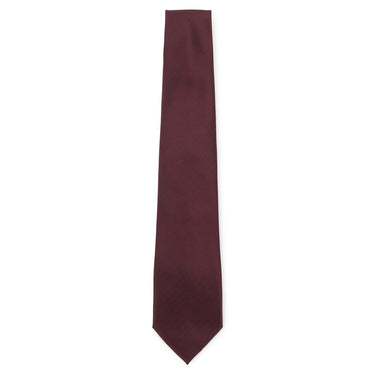 Non-iron Washable Solid Tie - Wine_04