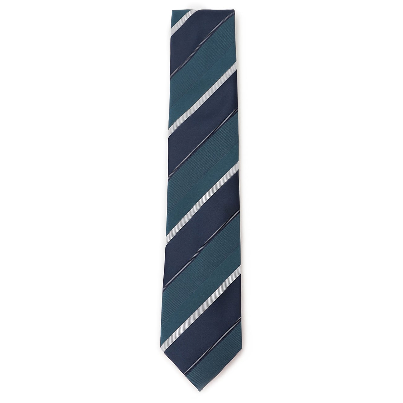 Non-iron Washable Stripe Tie - Green_04