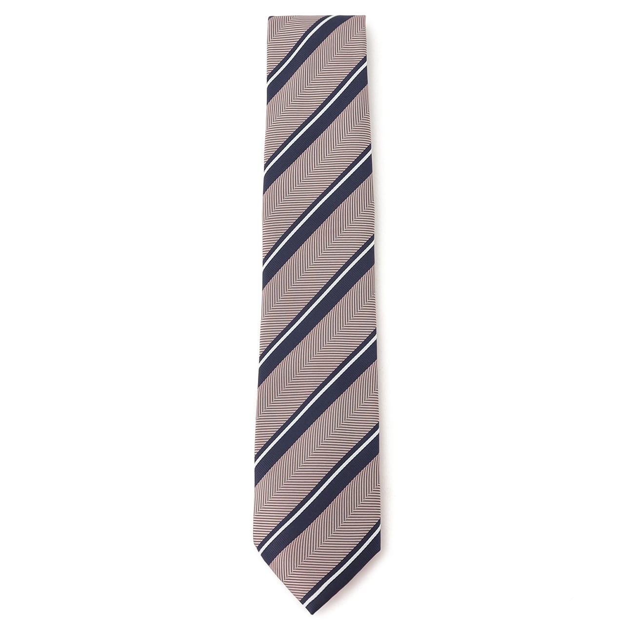 Non-iron Washable Stripe Tie - Pink_04