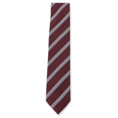 Non-iron Washable Stripe Tie - Wine_04