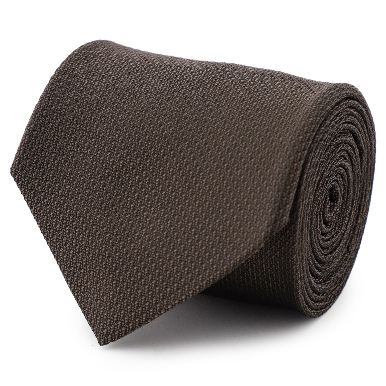 Tie Your Tie Supervised Solid Tie - Brown_03