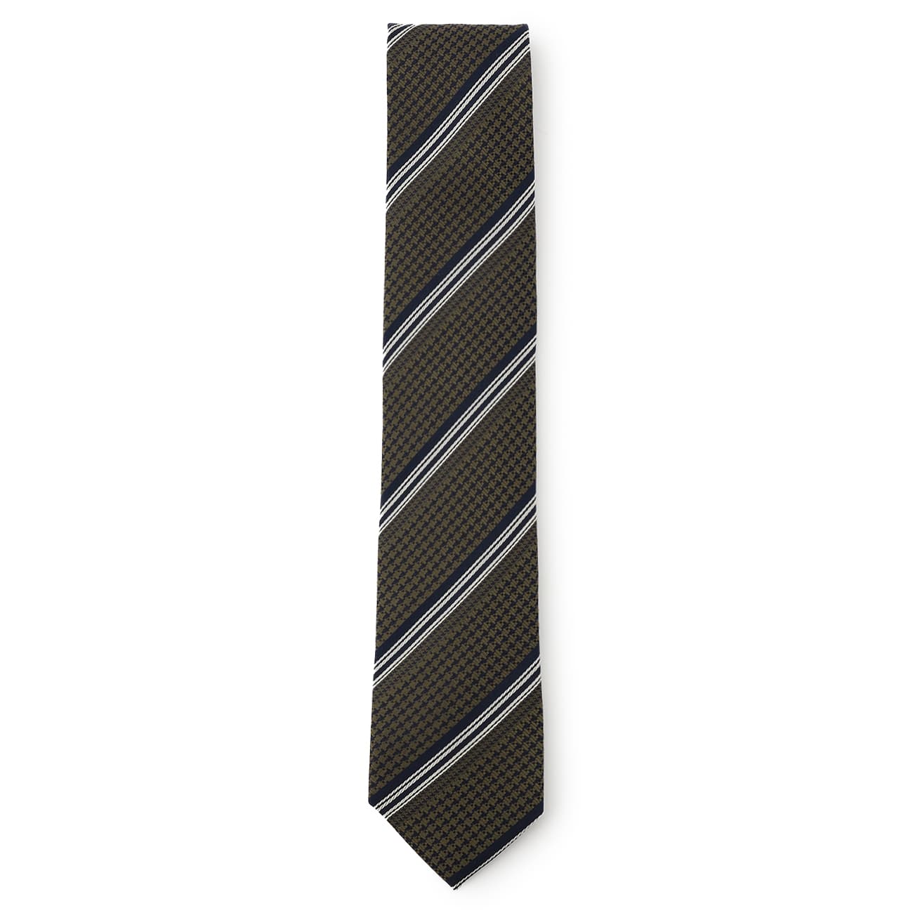 Tie Your Tie Supervised Stripe Tie - Green_04