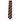 Made in Japan  LUXE Line Stripe Slik Tie - Brown_02