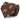 Silk Patterned Tie - Brown_01