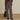 THE THIRD SUITS Check Wide Pants - Brown_01