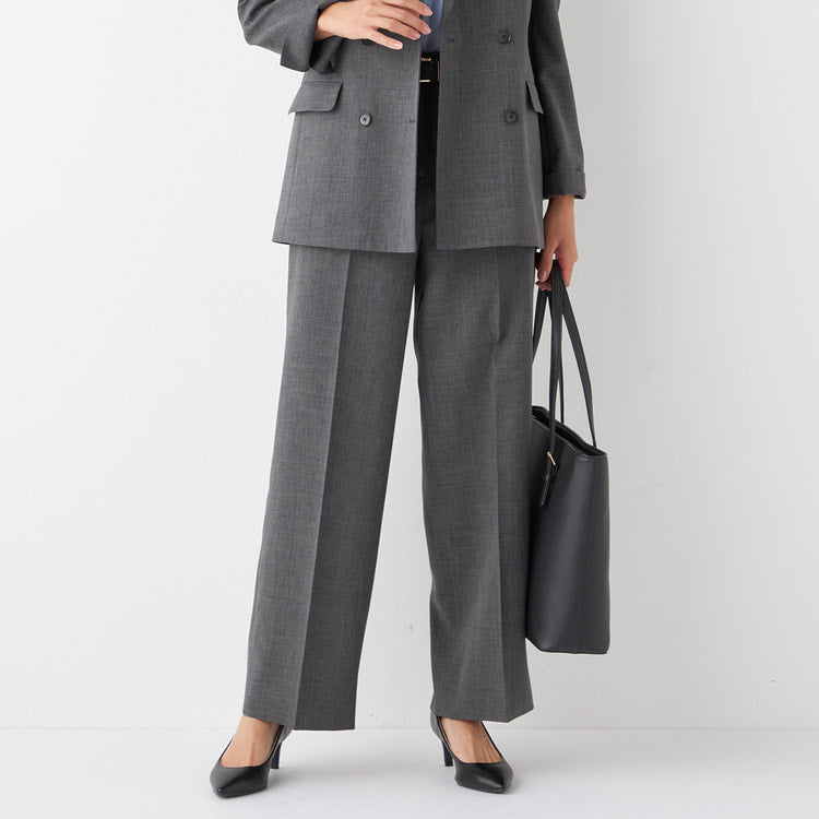 THE THIRD SUITS Wide Pants - Medium Gray